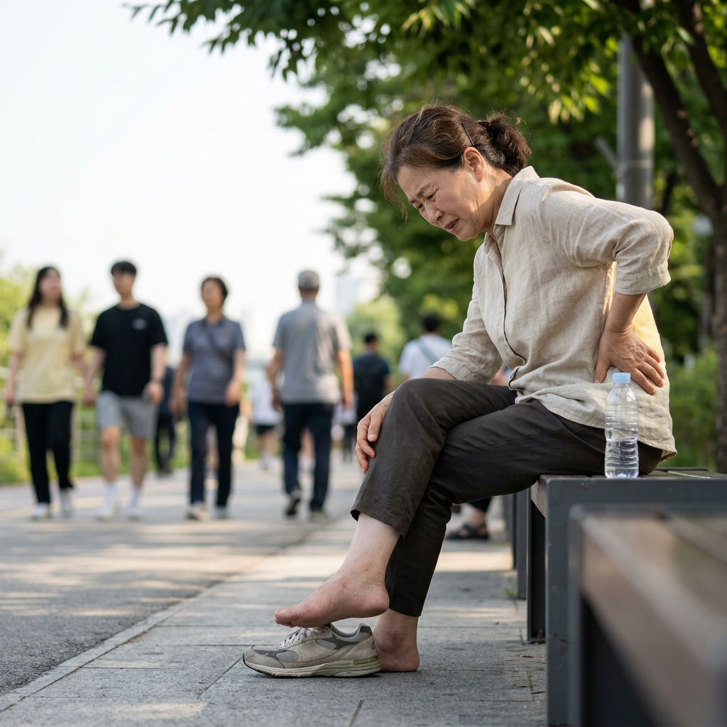 “휴가철 많이 걸었을 뿐인데 무릎까지”… 발바닥 피로가 만든 연쇄 부담