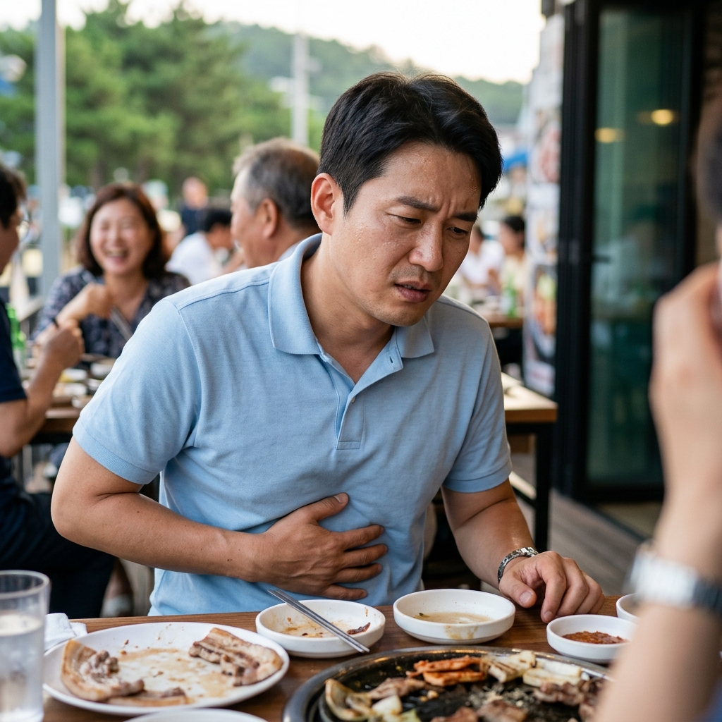 과식·음주 후 명치 통증이 등까지…‘급성 췌장염’ 의심