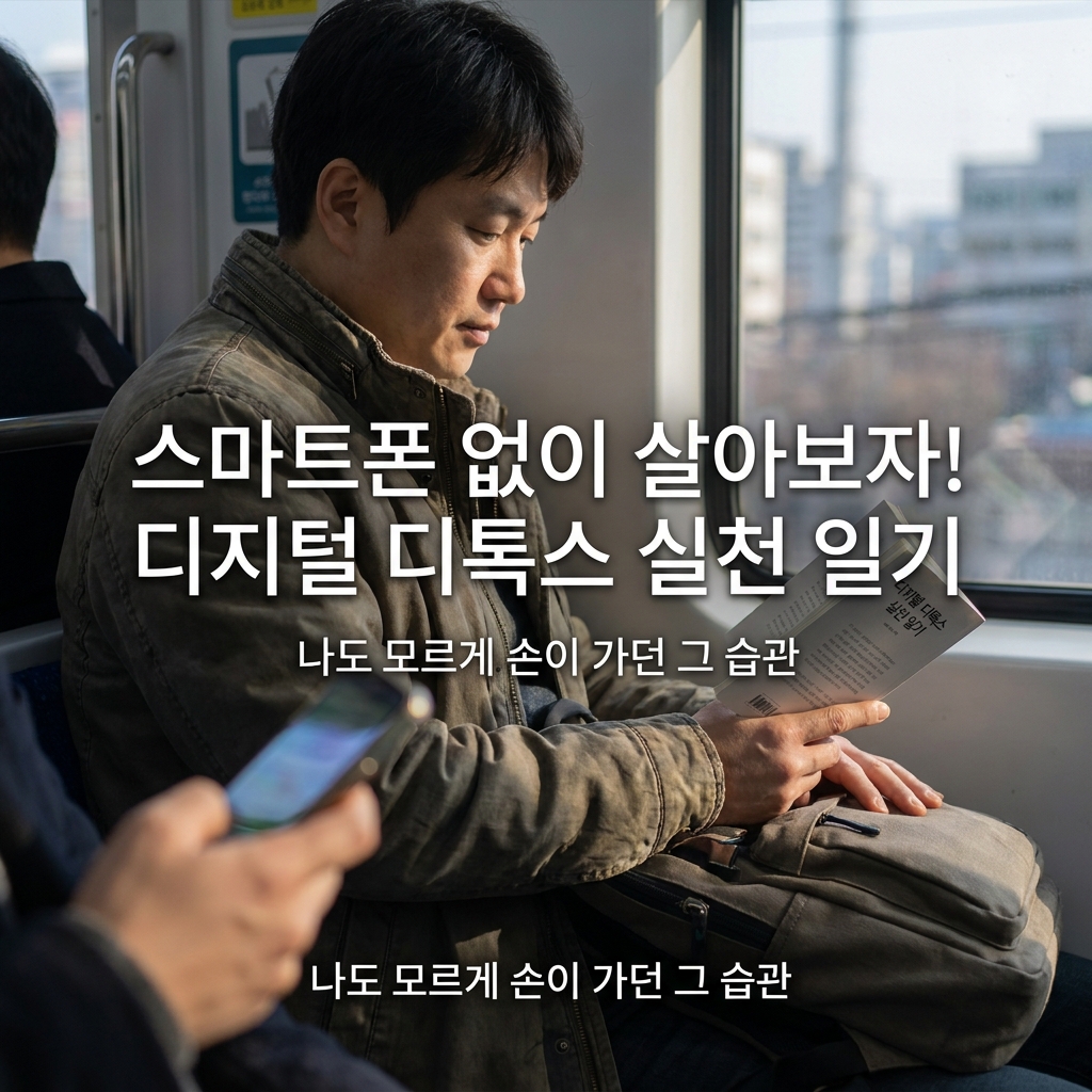 스마트폰 없이 살아보자! 디지털 디톡스 실천 일기