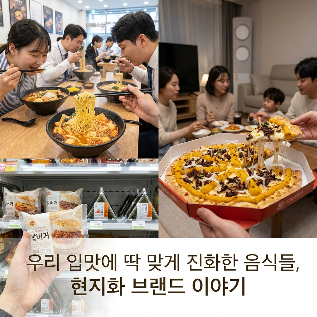 우리 입맛에 딱 맞게 진화한 음식들, 현지화 브랜드 이야기