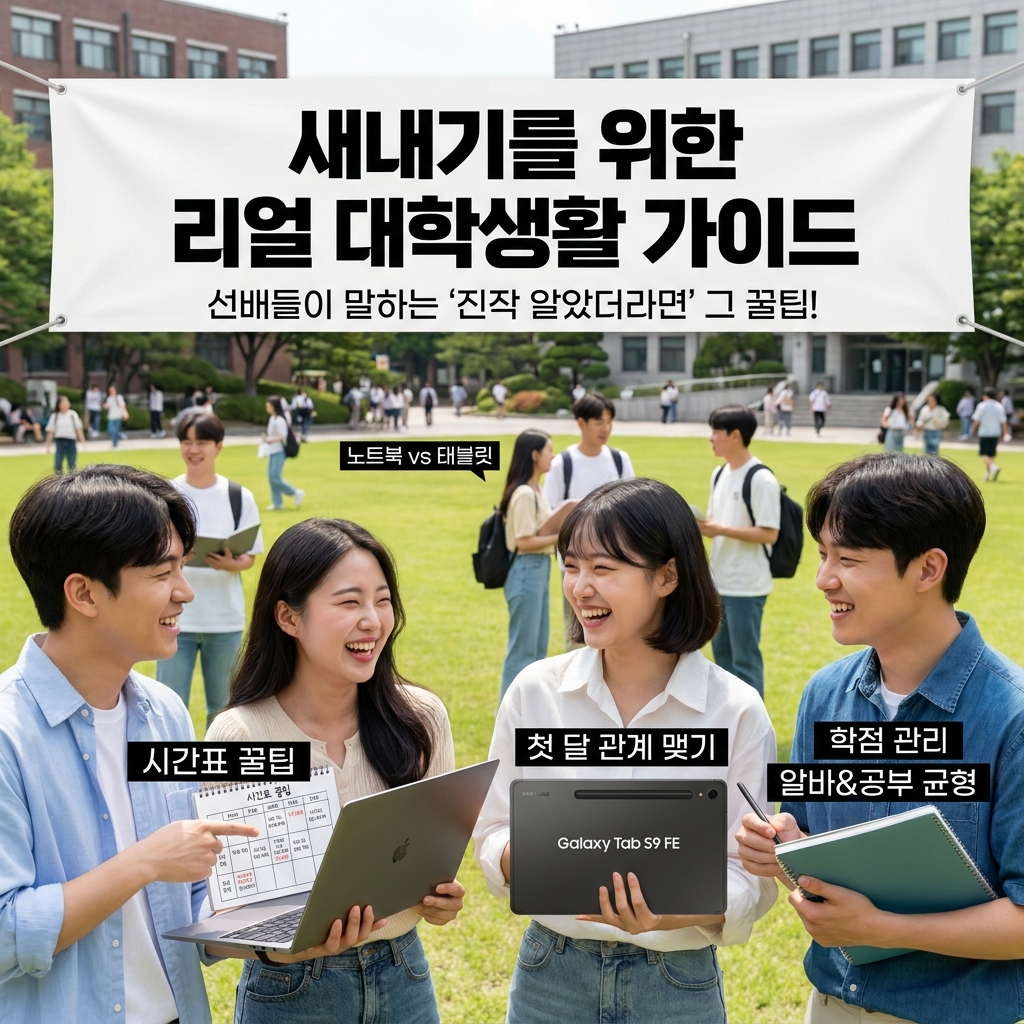 이제 대학교 입학하는 사람들 많으시죠? 새내기를 위한 리얼 대학생활 가이드