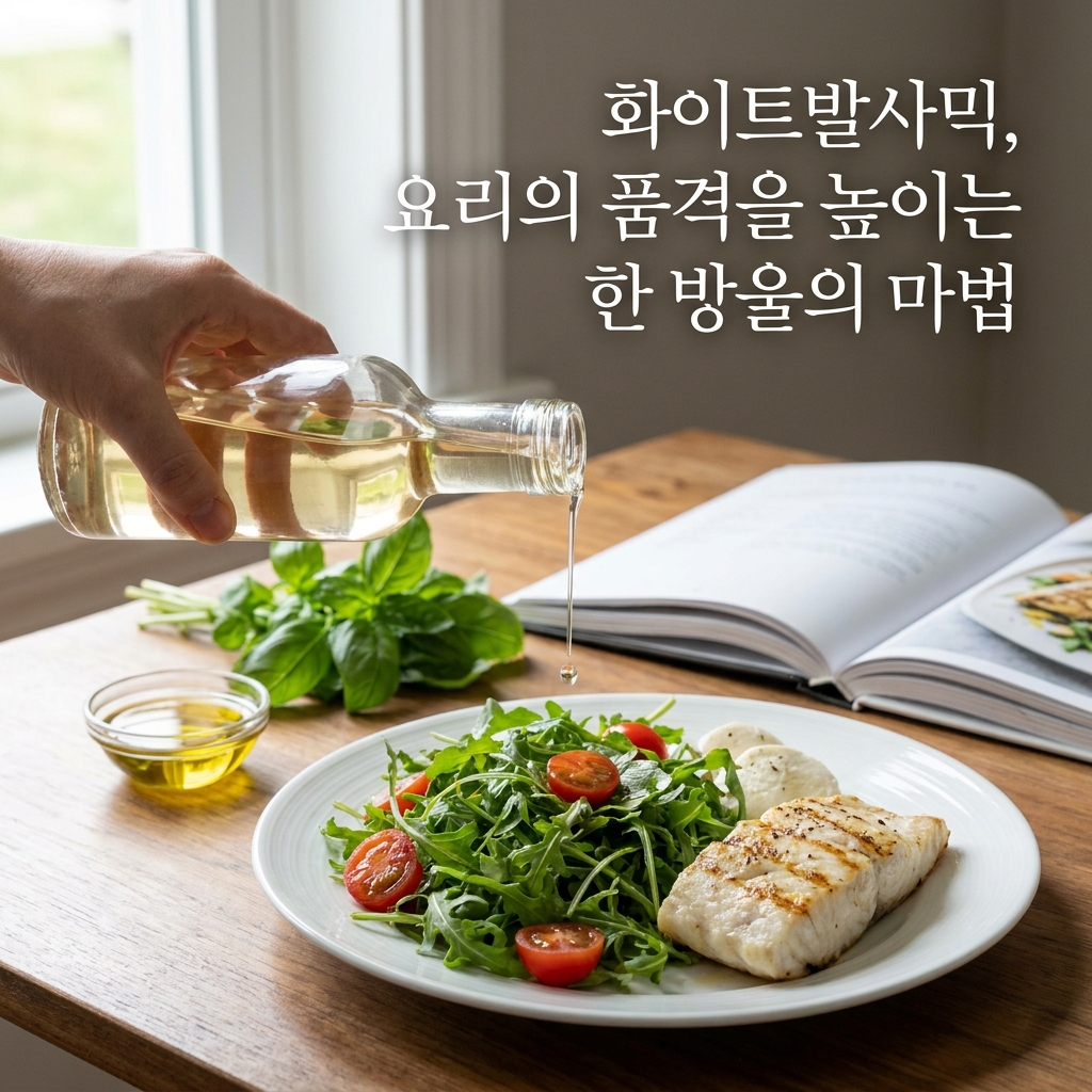화이트발사믹, 요리의 품격을 높이는 한 방울의 마법
