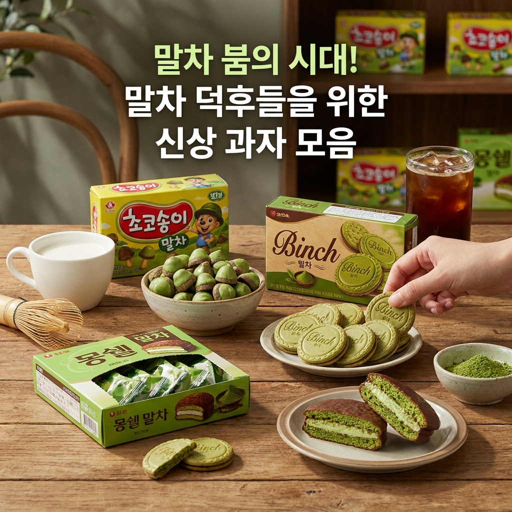 말차 붐의 시대! 말차 덕후들을 위한 신상 과자 모음