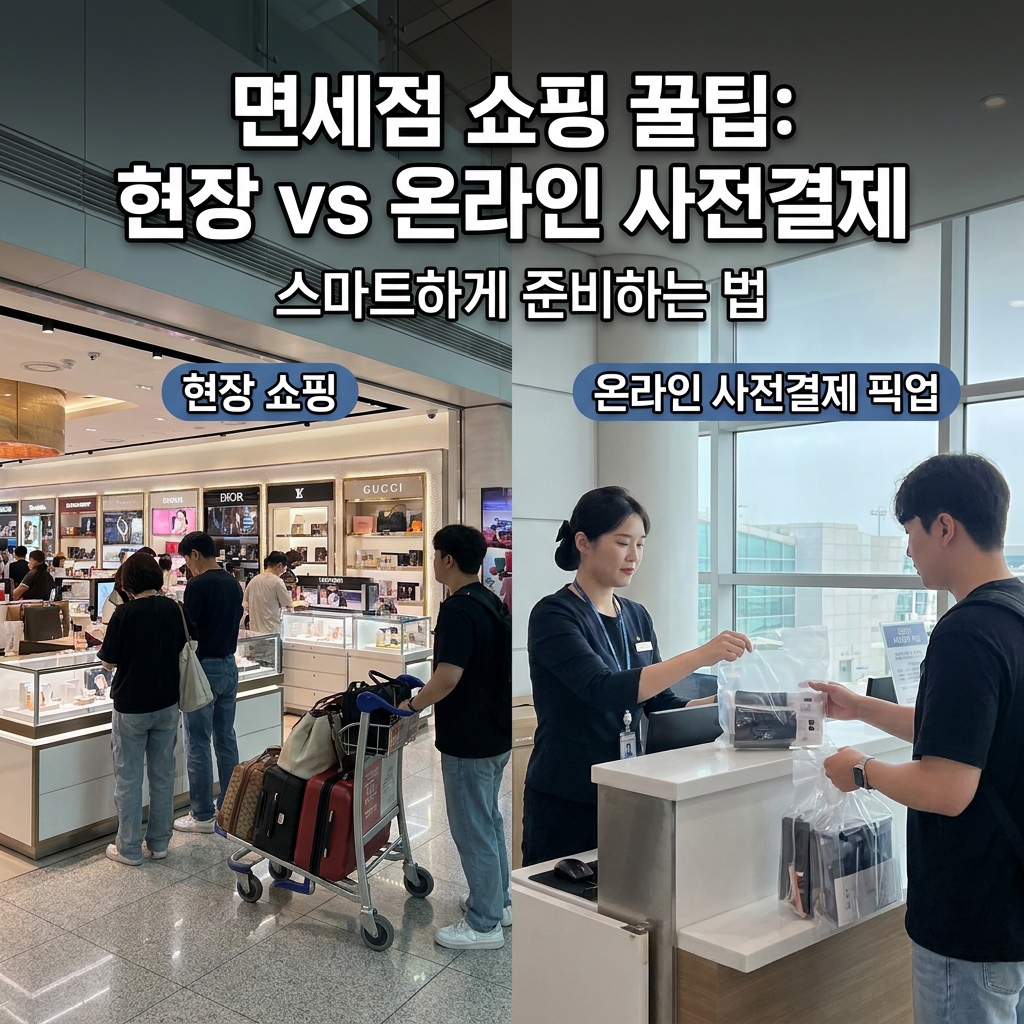 면세점 쇼핑 꿀팁 - 온라인 사전결제로 스마트하게 준비하는 법