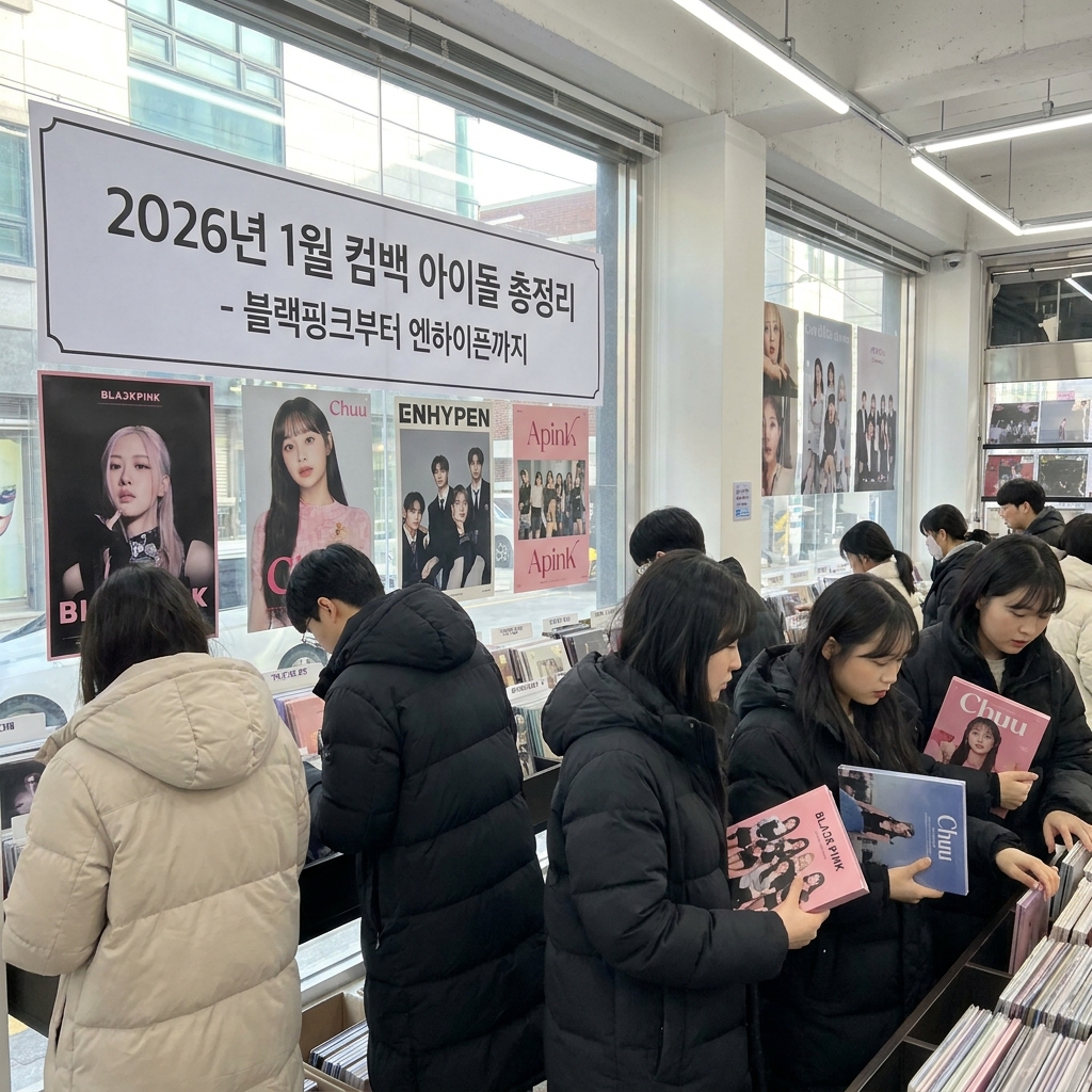2026년 1월 컴백 아이돌 총정리 - 블랙핑크부터 엔하이픈까지