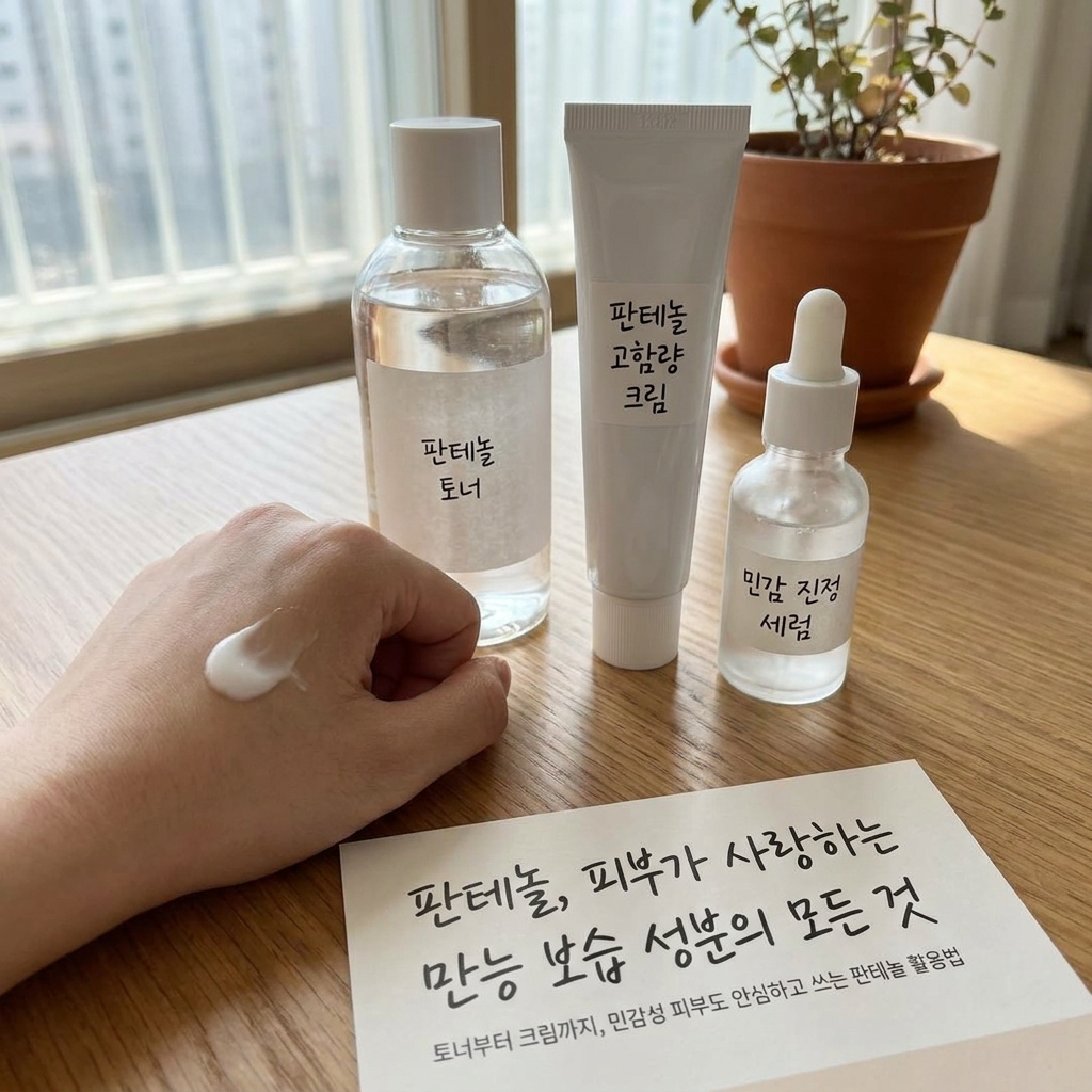 판테놀, 피부가 사랑하는 만능 보습 성분의 모든 것