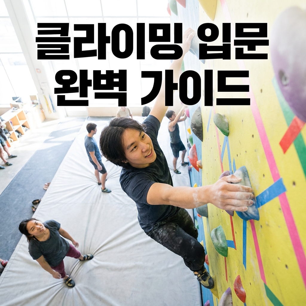 클라이밍 입문 완벽 가이드: 처음 시작하는 당신을 위한 모든 것