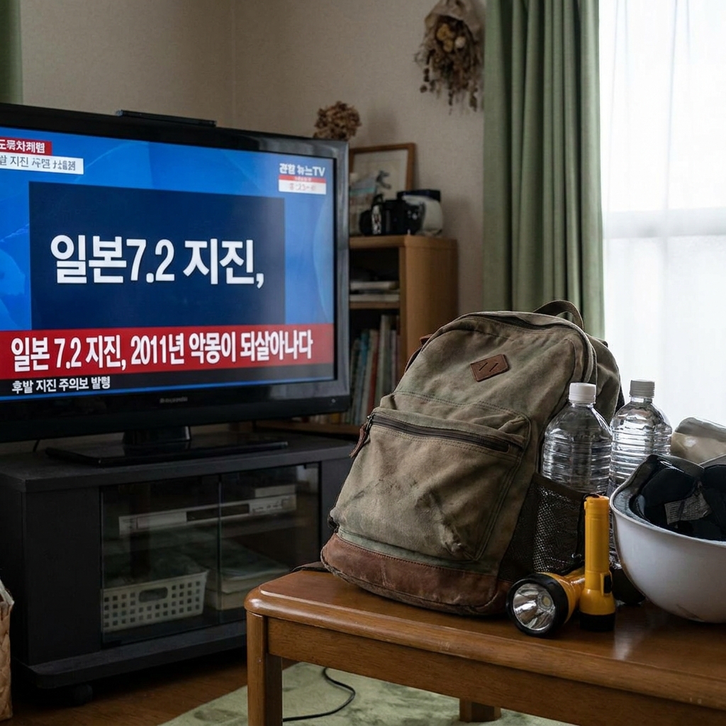 일본 7.2 지진, 2011년 악몽이 되살아나다