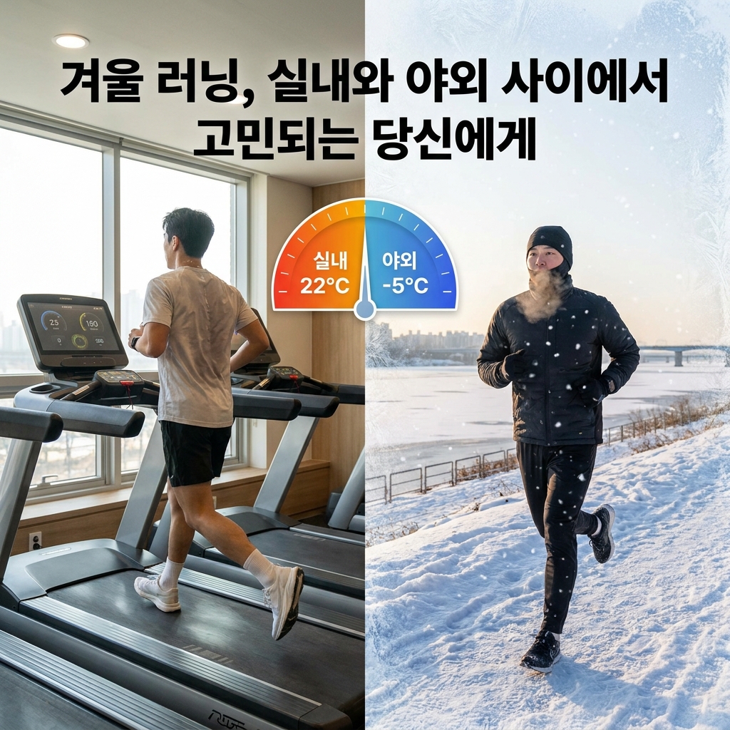 겨울 러닝, 실내와 야외 사이에서 고민되는 당신에게