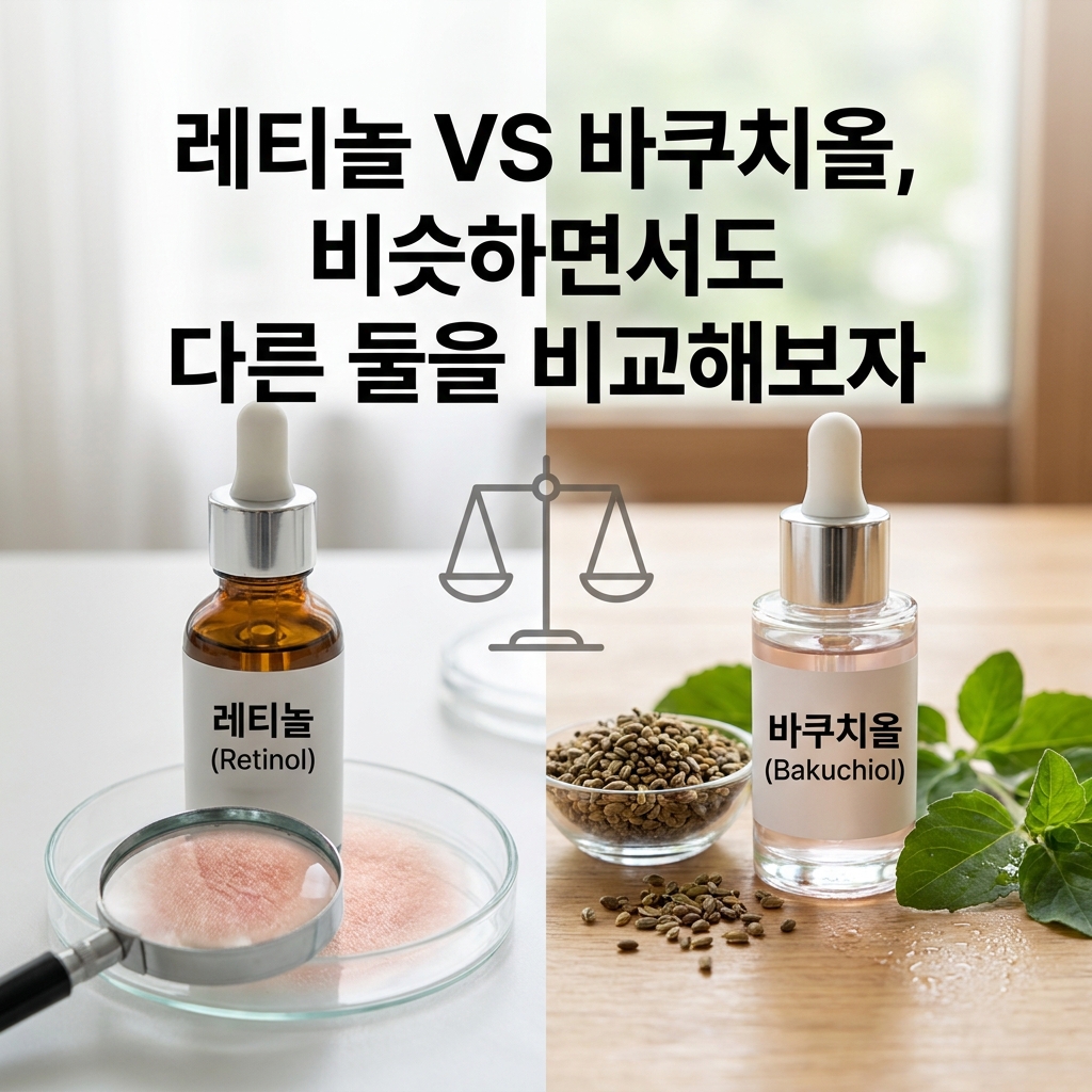 레티놀 VS 바쿠치올, 비슷하면서도 다른 둘을 비교해보자