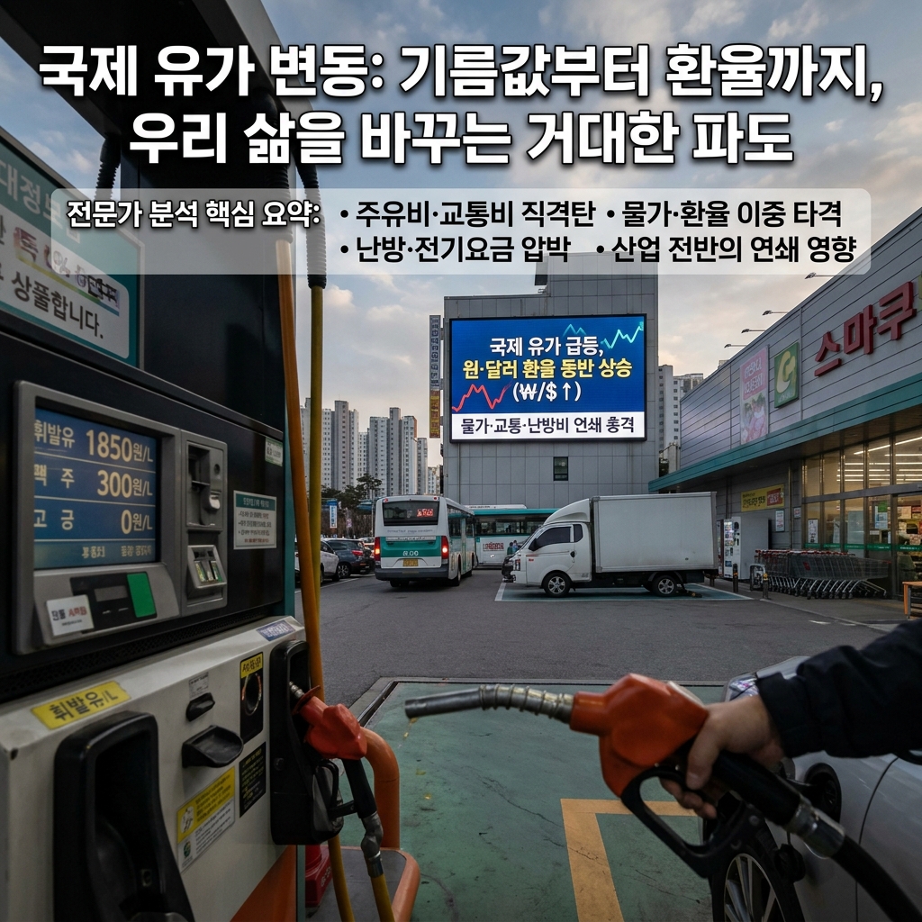 국제 유가 변동이 우리 생활에 미치는 영향, 기름값부터 환율까지 전문가 분석