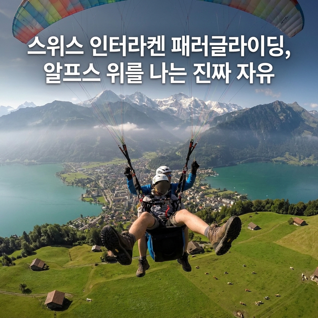 스위스 인터라켄 패러글라이딩, 알프스 위를 나는 진짜 자유