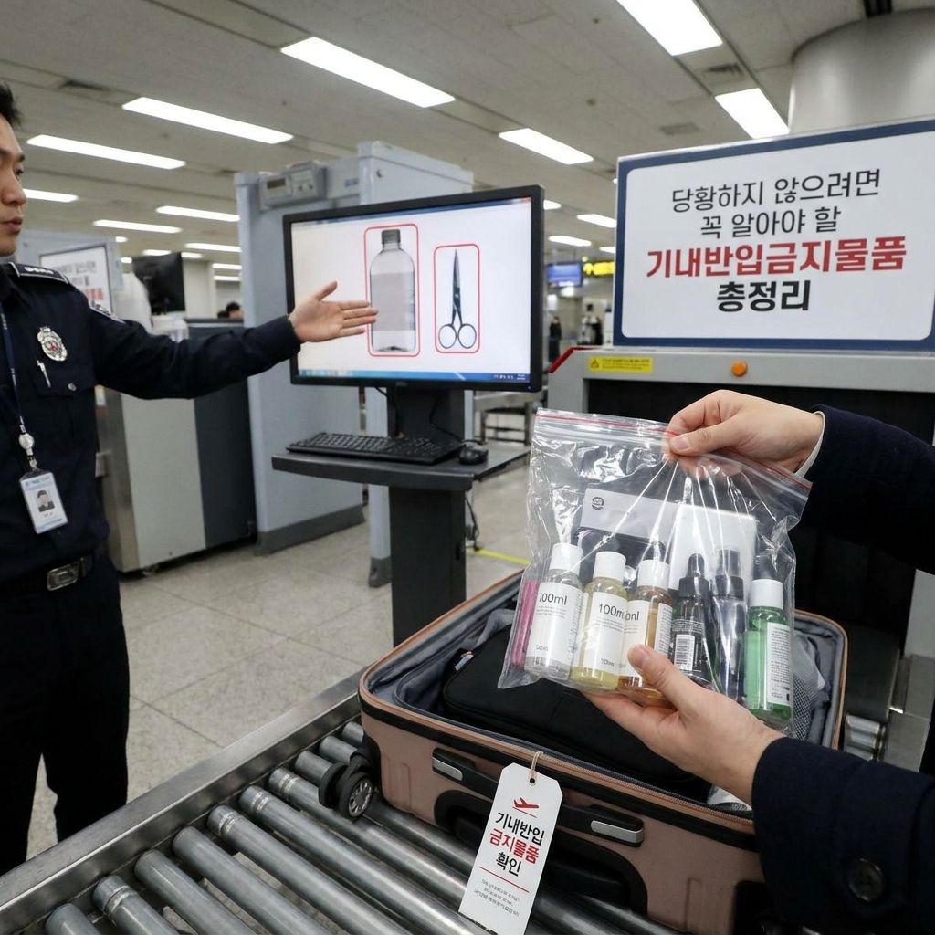 당황하지 않으려면 꼭 알아야 할 기내반입금지물품 총정리