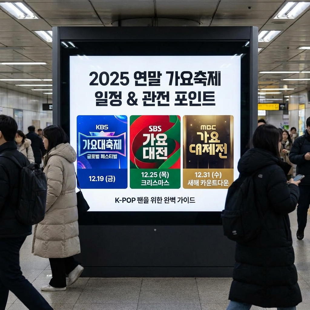 2025 연말 가요축제 일정과 관전 포인트