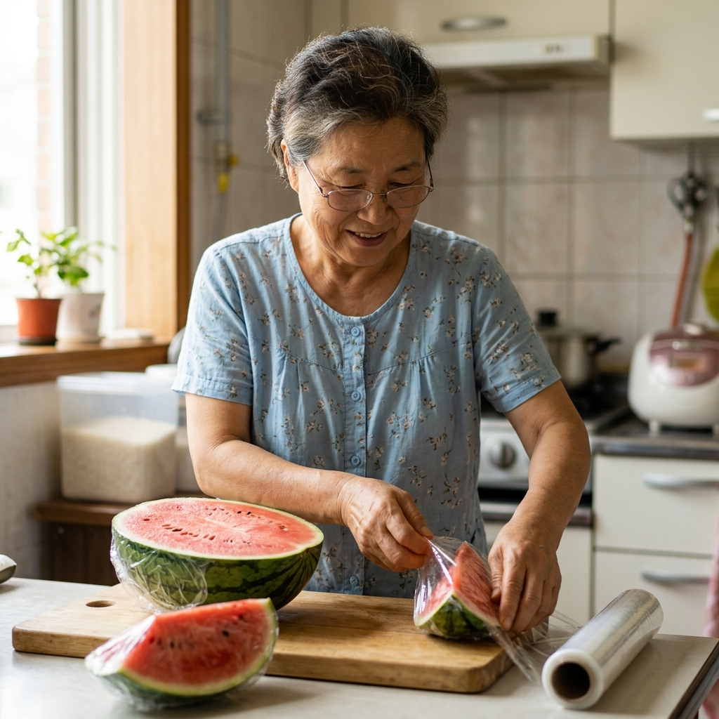 먹다 남은 수박, 랩 씌우면 세균 폭탄…밀폐 용기 보관법은?