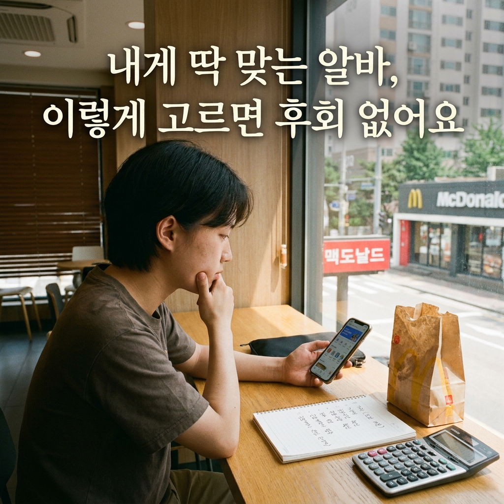 내게 딱 맞는 알바, 이렇게 고르면 후회 없어요