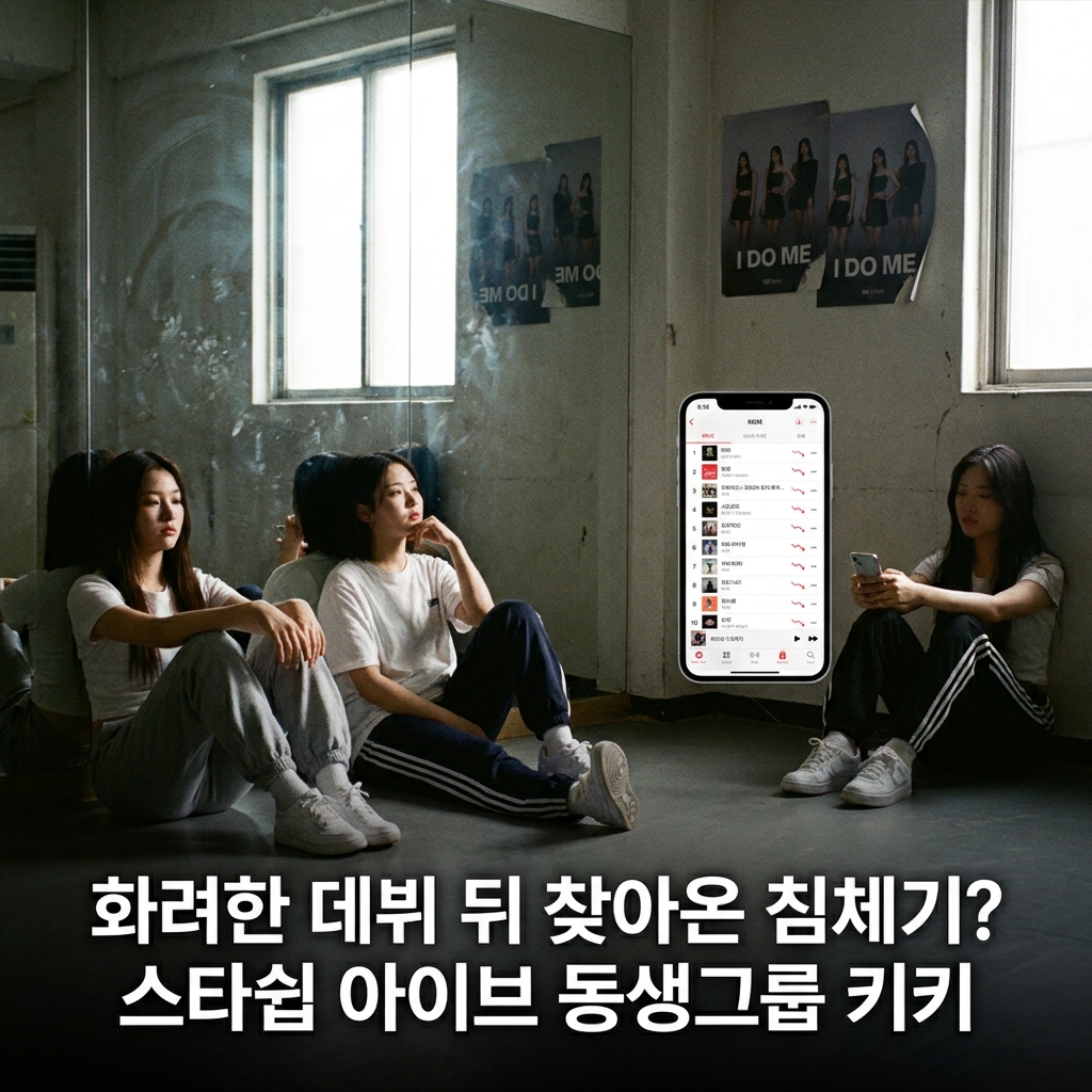 스타쉽 아이브 동생그룹 키키, 화려한 데뷔 뒤 찾아온 침체기?