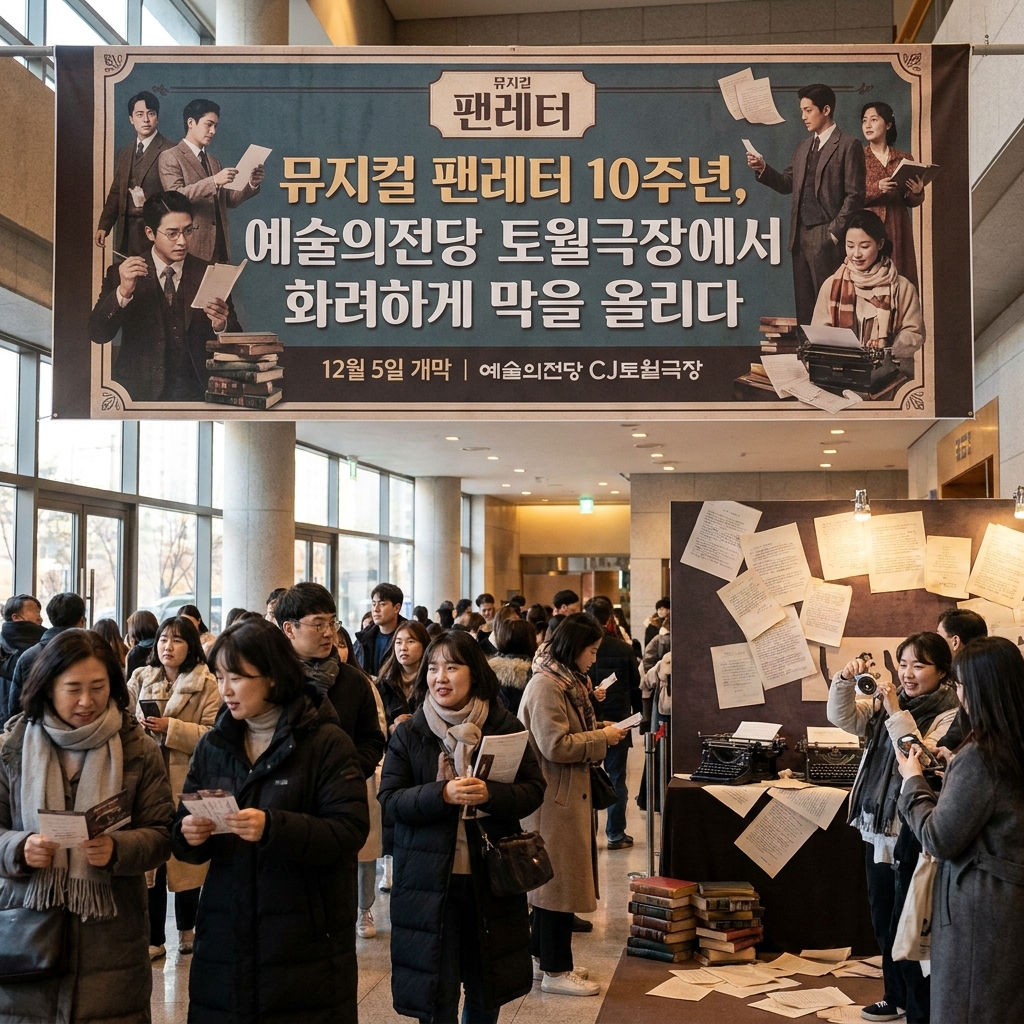뮤지컬 팬레터 10주년, 예술의전당 토월극장에서 화려하게 막을 올리다