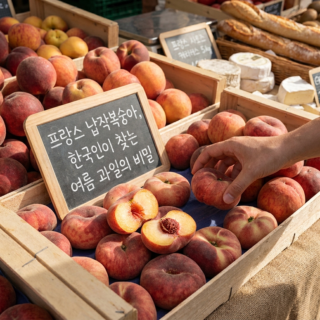 프랑스 납작복숭아, 한국인이 찾는 여름 과일의 비밀