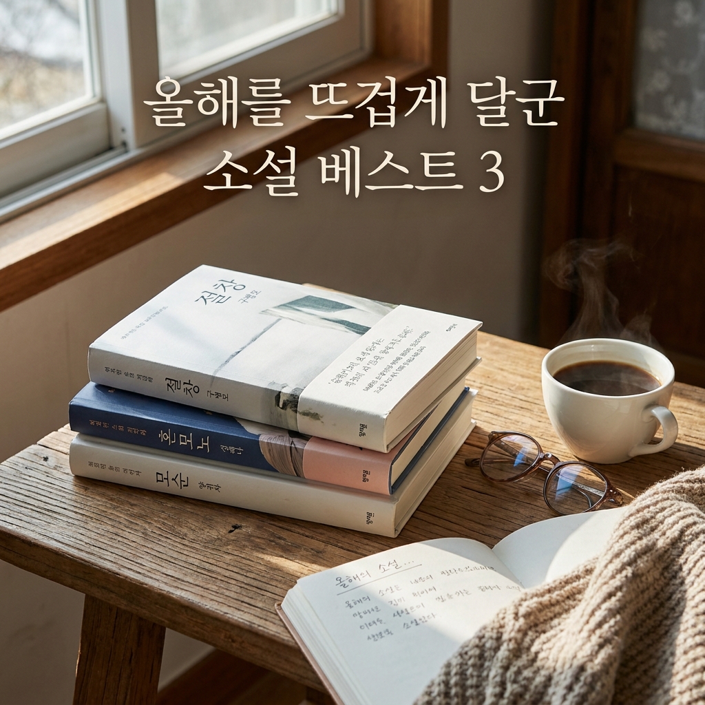 올해 유행했던 소설 베스트3