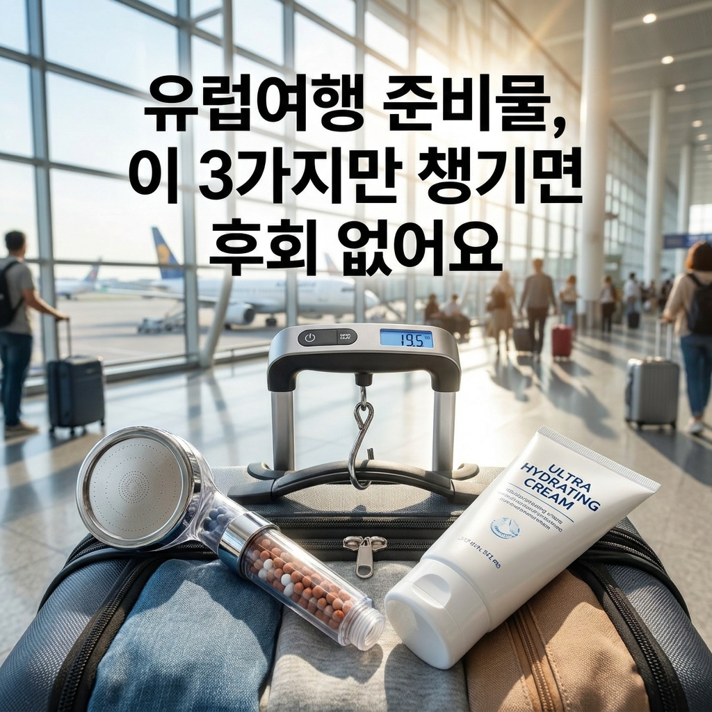 유럽여행 준비물, 이 3가지만 챙기면 후회 없어요