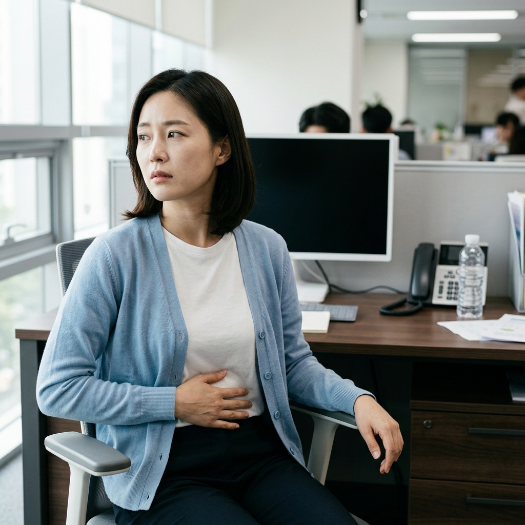 에어컨 틀고 밥 먹었더니 배가 빵빵, 냉방병 소화불량 확인 기준은?