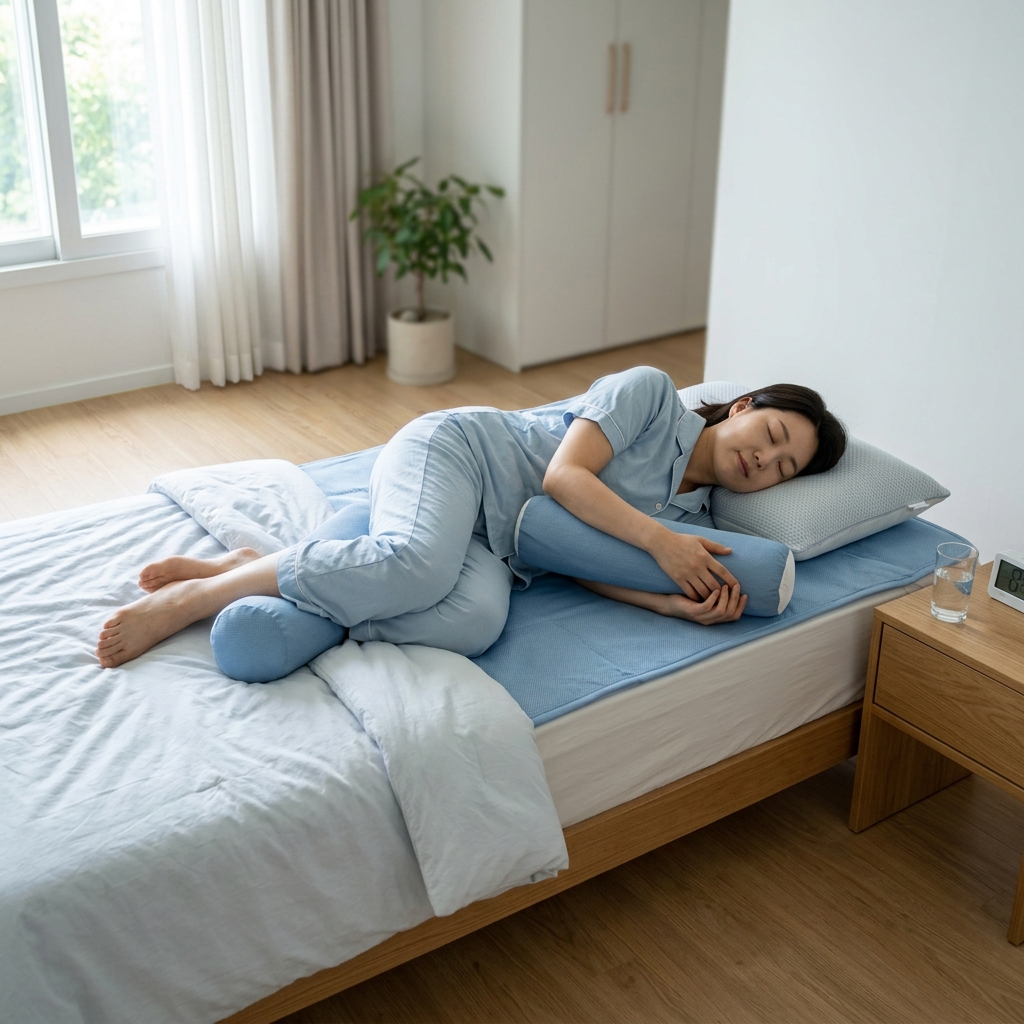냉감 침구로 낮춘 체온, 허리 통증 줄이는 여름철 수면 관리법