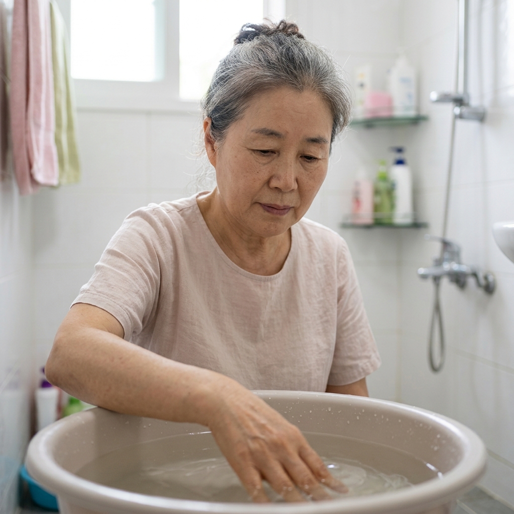 욕조 물 온도 2도만 낮췄더니, 심장 두근거림이 사라진 72세의 여름