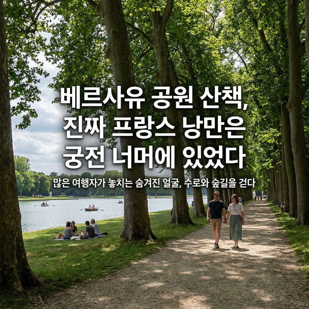 베르사유 공원 산책, 진짜 프랑스 낭만은 궁전 너머에 있었다