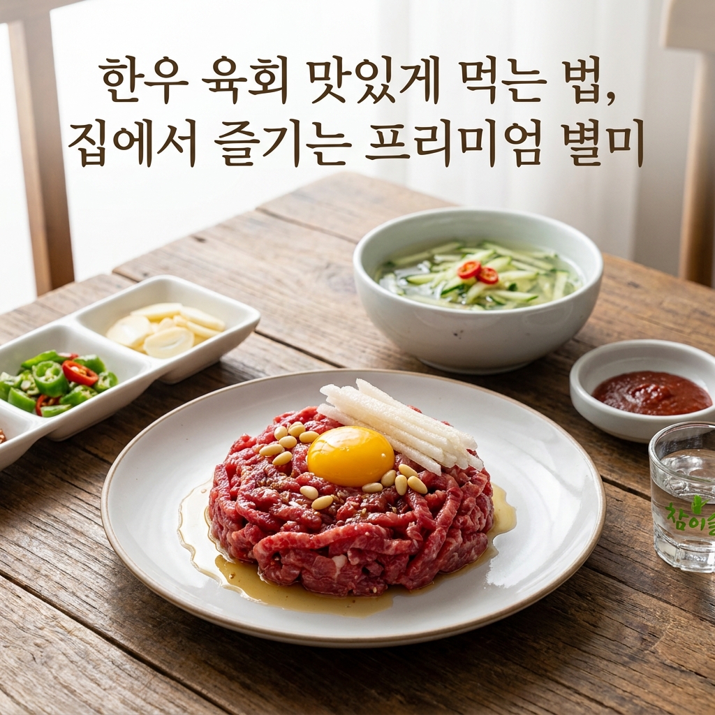 한우 육회 맛있게 먹는 법, 집에서 즐기는 프리미엄 별미