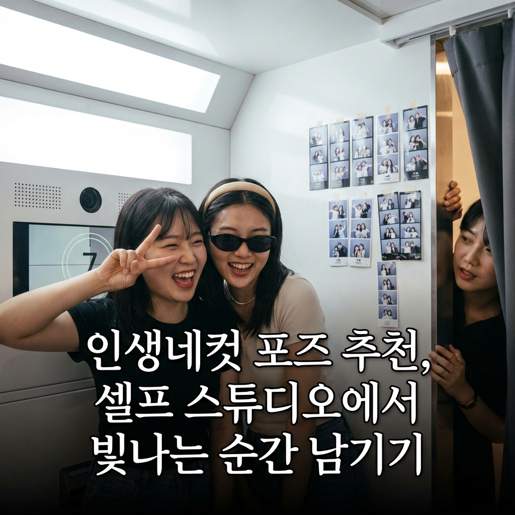 인생네컷 포즈 추천, 셀프 스튜디오에서 빛나는 순간 남기기