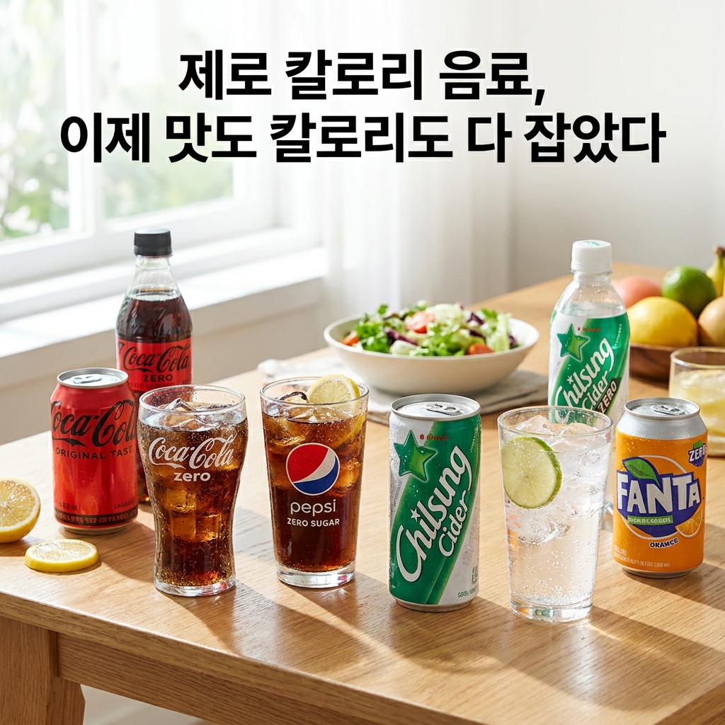 제로 칼로리 음료, 이제 맛도 칼로리도 다 잡았다