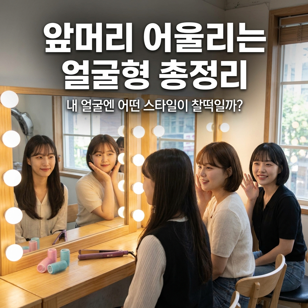 앞머리 어울리는 얼굴형 총정리, 내 얼굴엔 어떤 스타일이 찰떡일까?