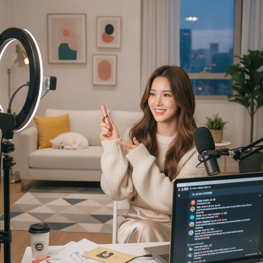 라이브방송은 하는 여자 연예인