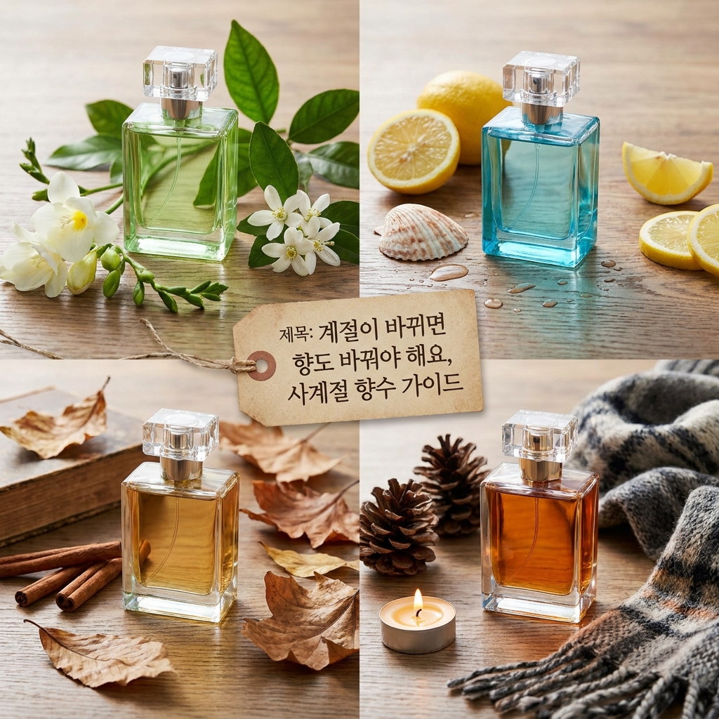 계절이 바뀌면 향도 바꿔야 해요, 사계절 향수 가이드