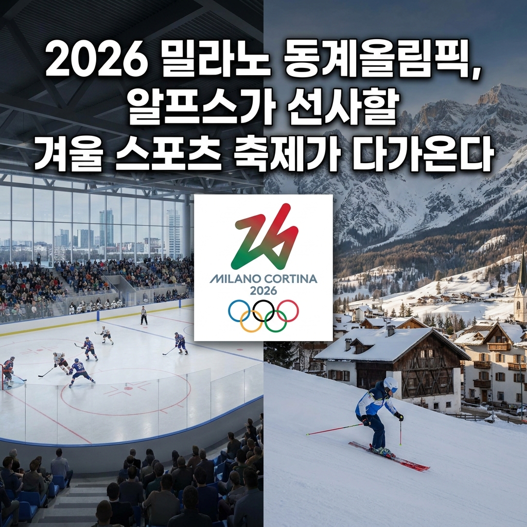 2026 밀라노 동계올림픽, 알프스가 선사할 겨울 스포츠 축제가 다가온다