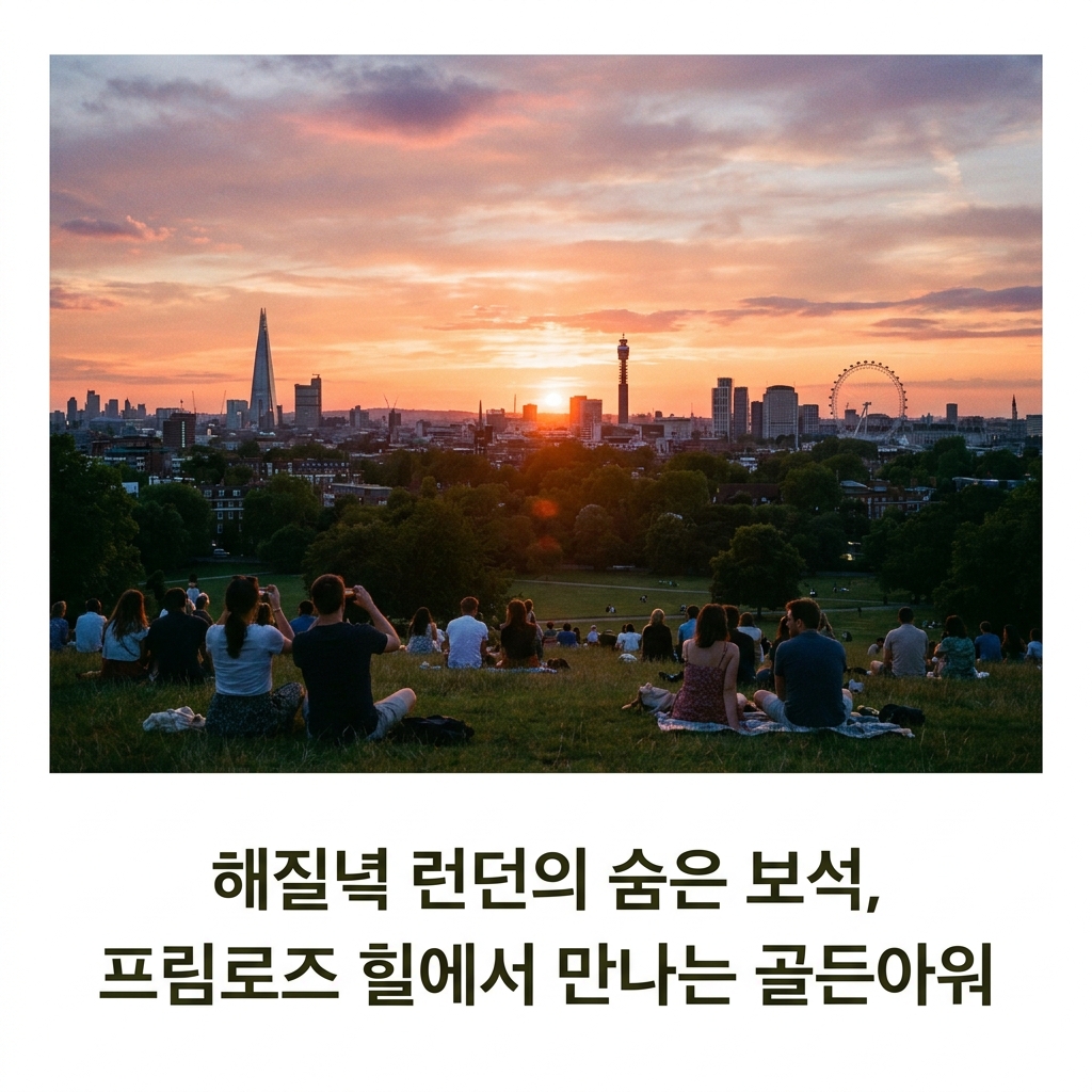 해질녘 런던의 숨은 보석, 프림로즈 힐에서 만나는 골든아워