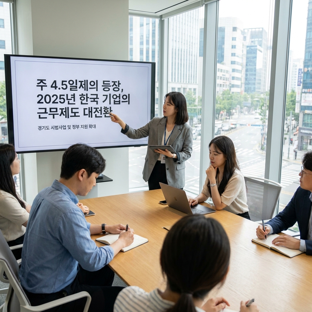 주 4.5일제의 등장, 2025년 한국 기업의 근무제도 대전환