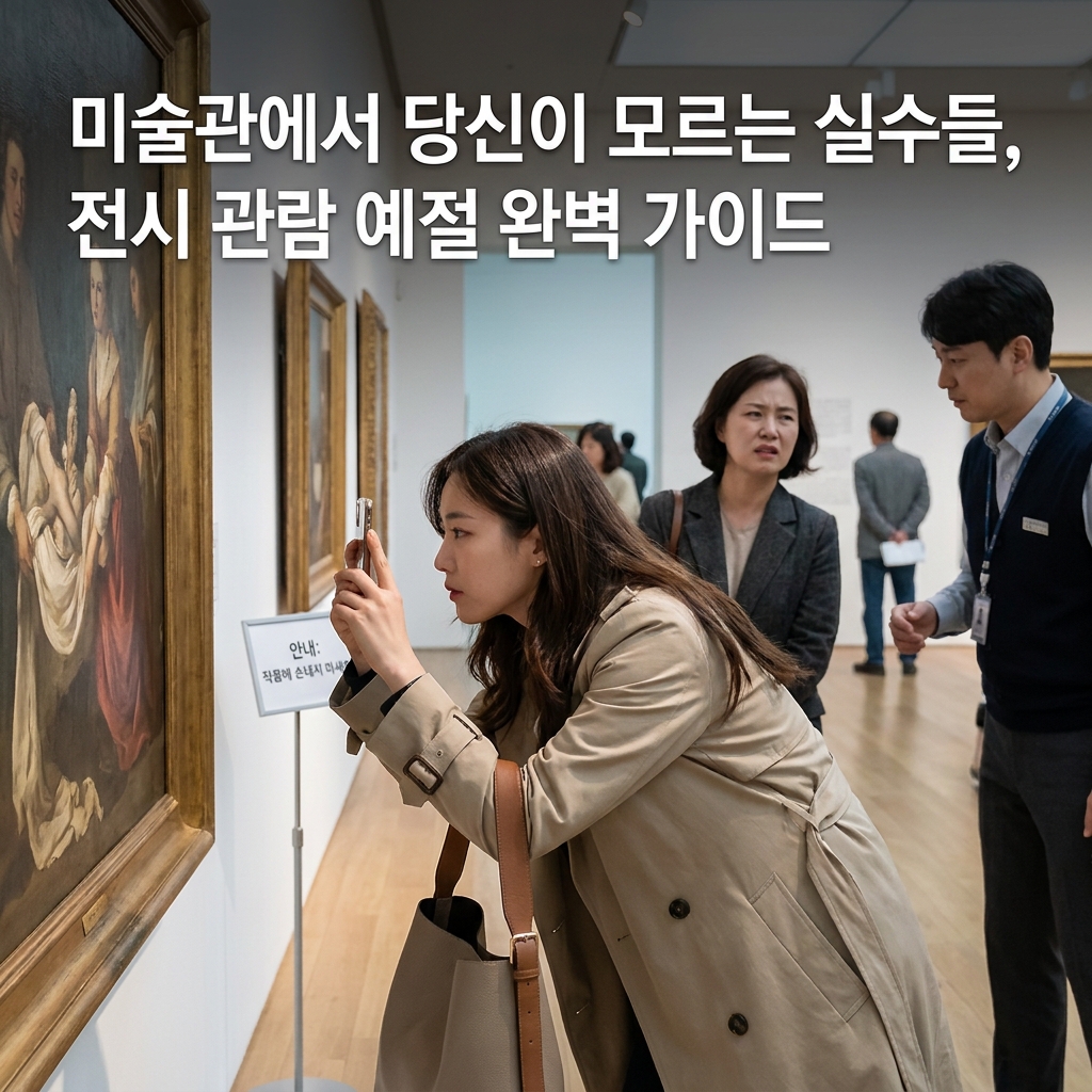 미술관에서 당신이 모르는 사이 저지른 실수들, 전시 관람 예절 완벽 가이드