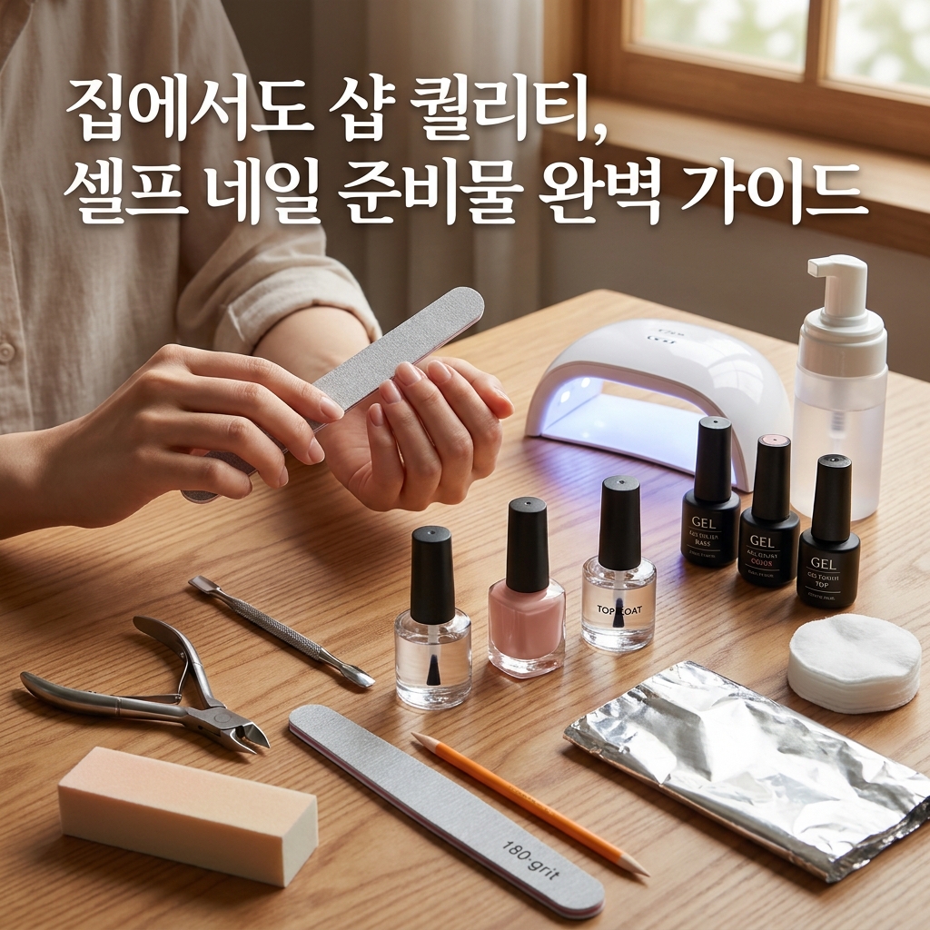 집에서도 샵 퀄리티, 셀프 네일 준비물 완벽 가이드