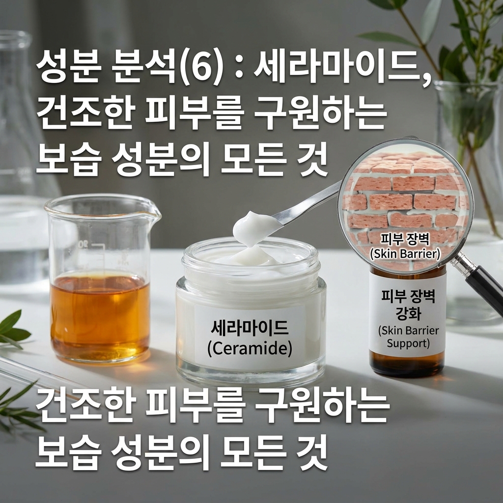 성분 분석(6) : 세라마이드, 건조한 피부를 구원하는 보습 성분의 모든 것