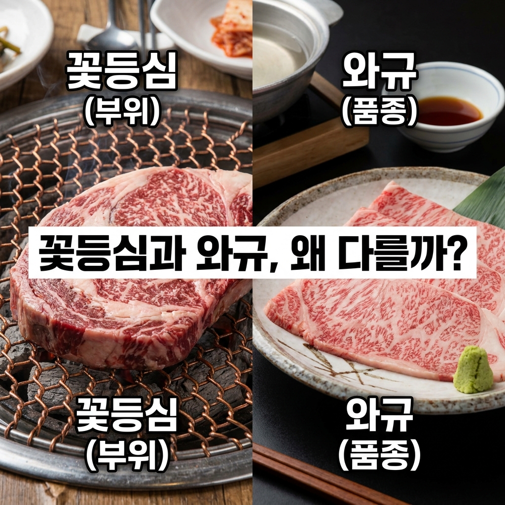 꽃등심과 와규, 같은 소고기인데 왜 이렇게 다를까?