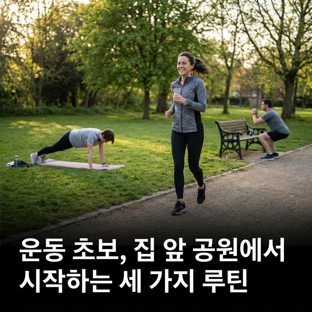 운동 초보, 집 앞 공원에서 시작하는 세 가지 루틴