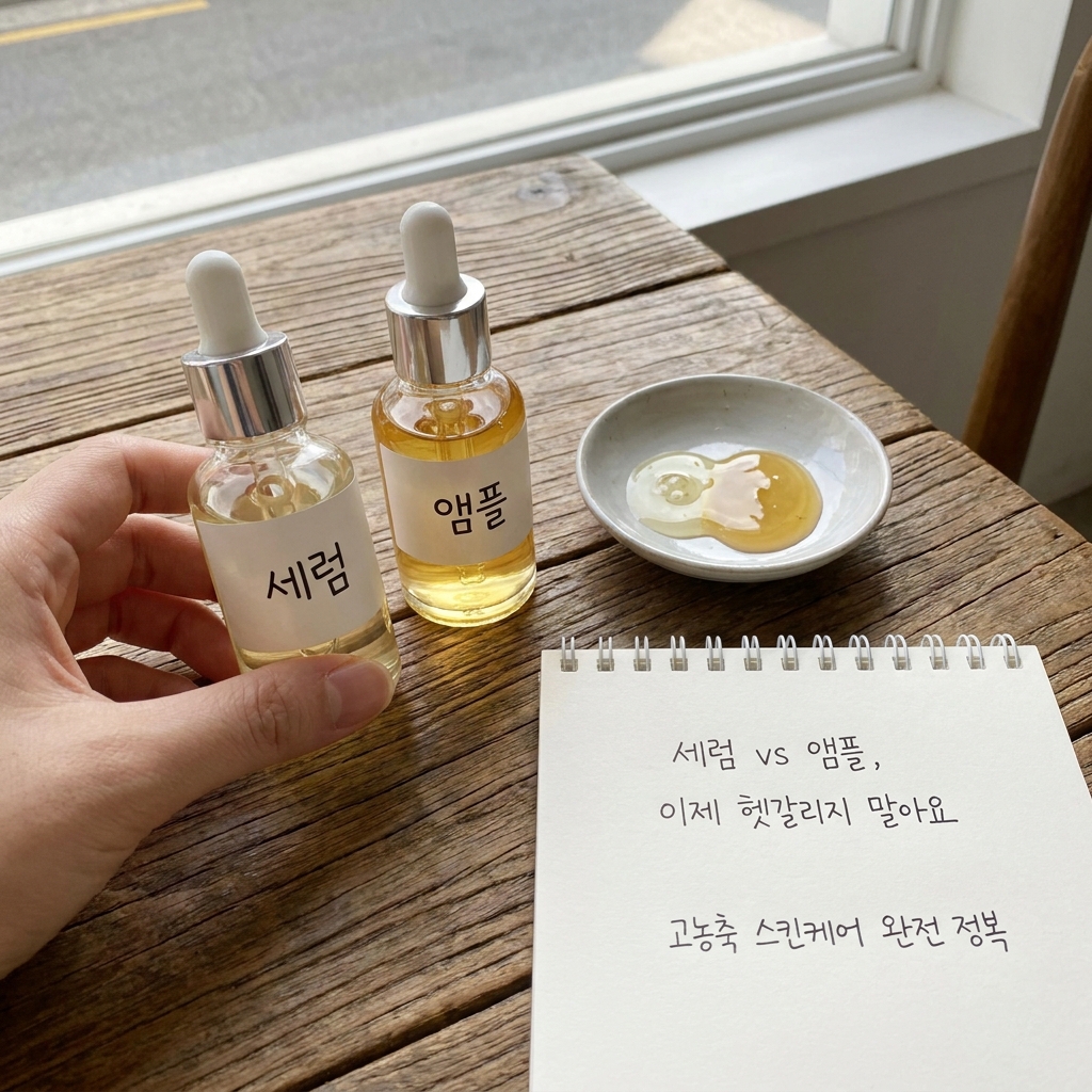 세럼 vs 앰플, 이제 헷갈리지 말아요