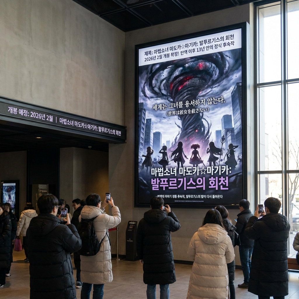 마법소녀 마도카☆마기카: 발푸르기스의 회천, 2026년 2월 개봉 확정! 반역 이후 13년 만의 정식 후속작