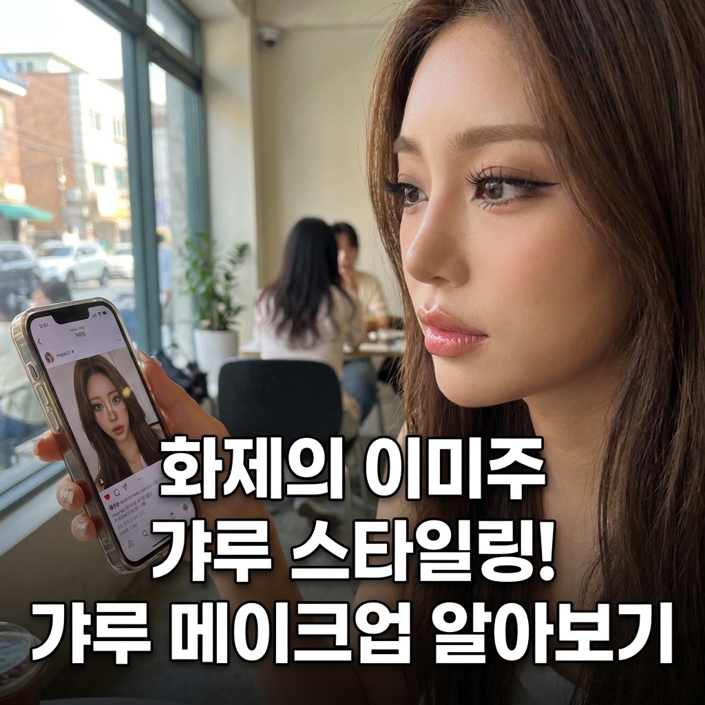 화제의 이미주 갸루 스타일링! 갸루 메이크업 알아보기