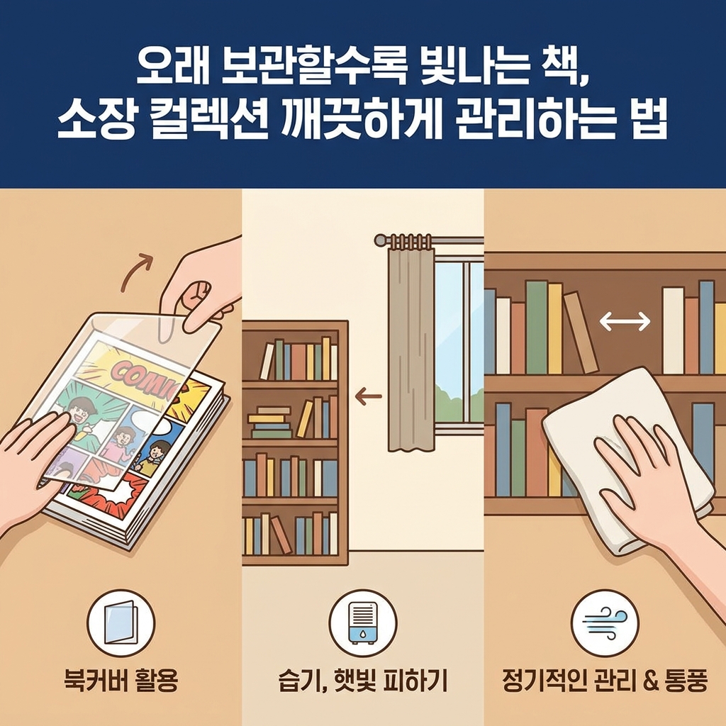 오래 보관할수록 빛나는 책, 소장 컬렉션 깨끗하게 관리하는 법