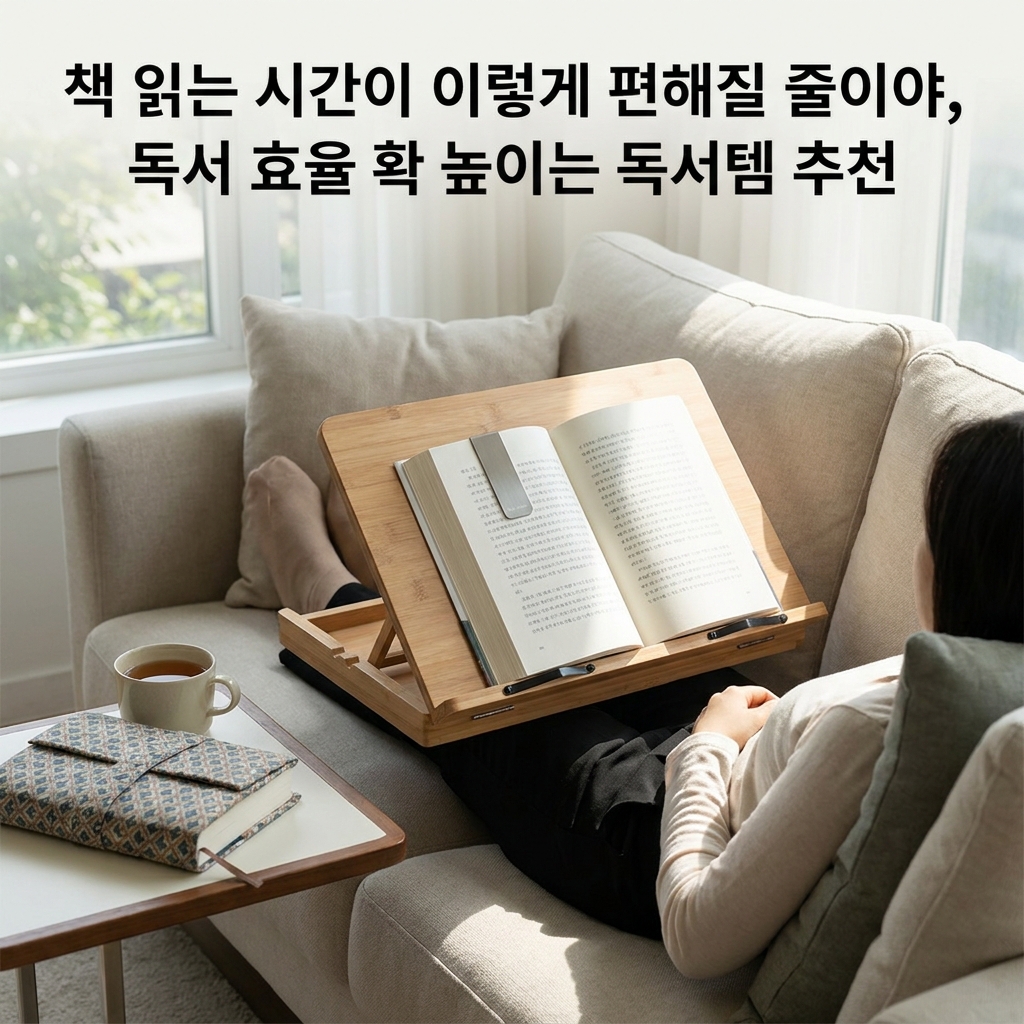 책 읽는 시간이 이렇게 편해질 줄이야, 독서 효율 확 높이는 독서템 추천