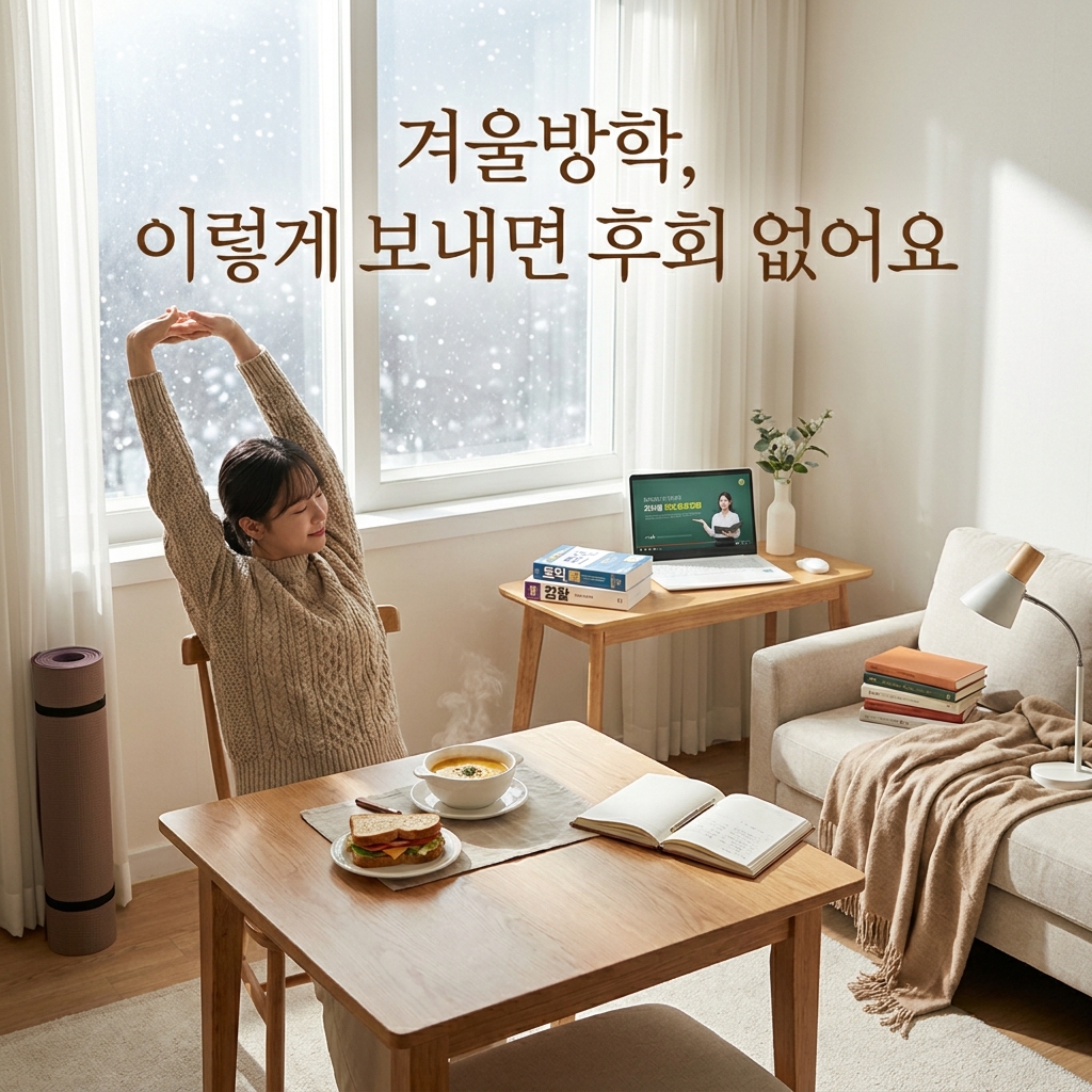 겨울방학, 이렇게 보내면 후회 없어요