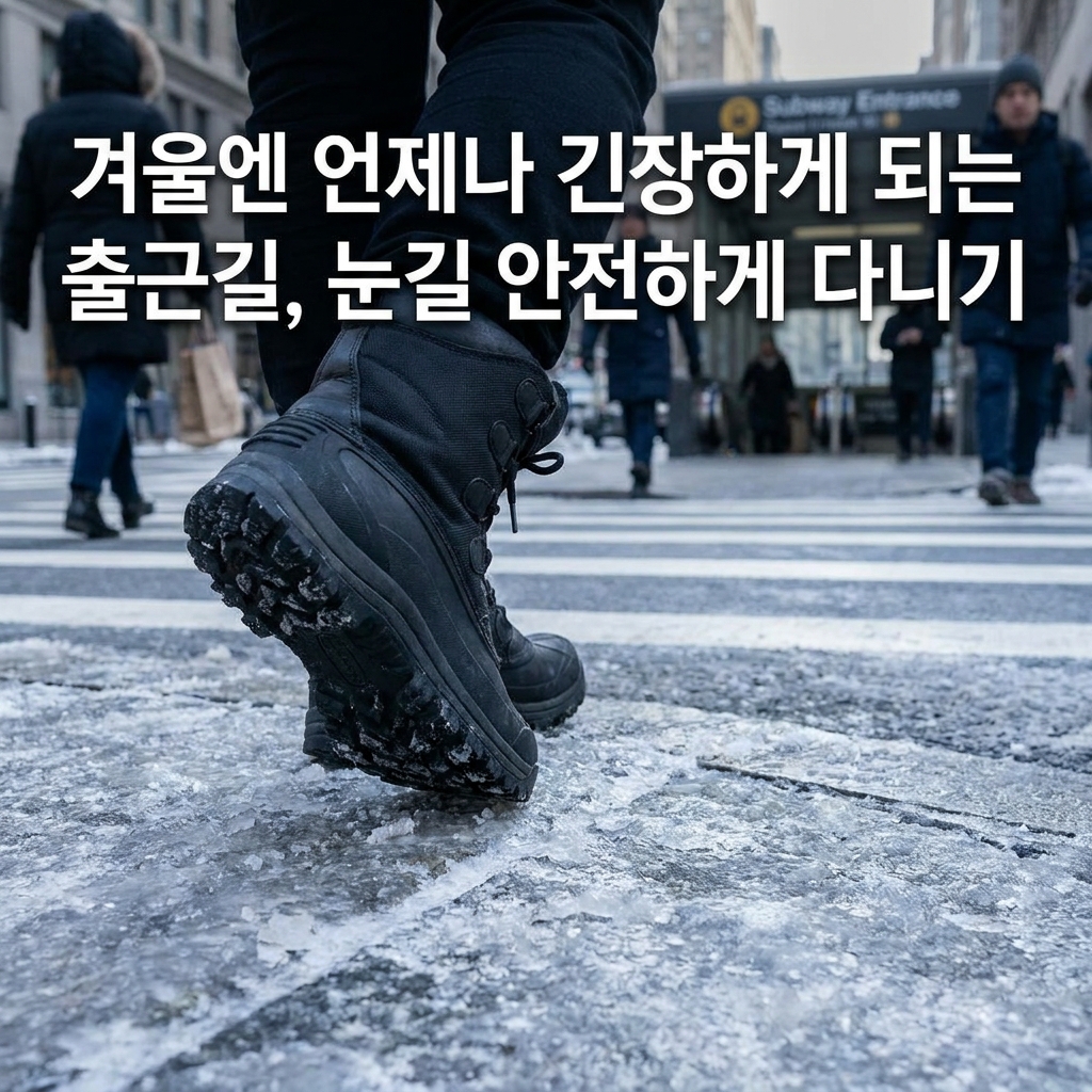 겨울엔 언제나 긴장하게 되는 출근길, 눈길 안전하게 다니기